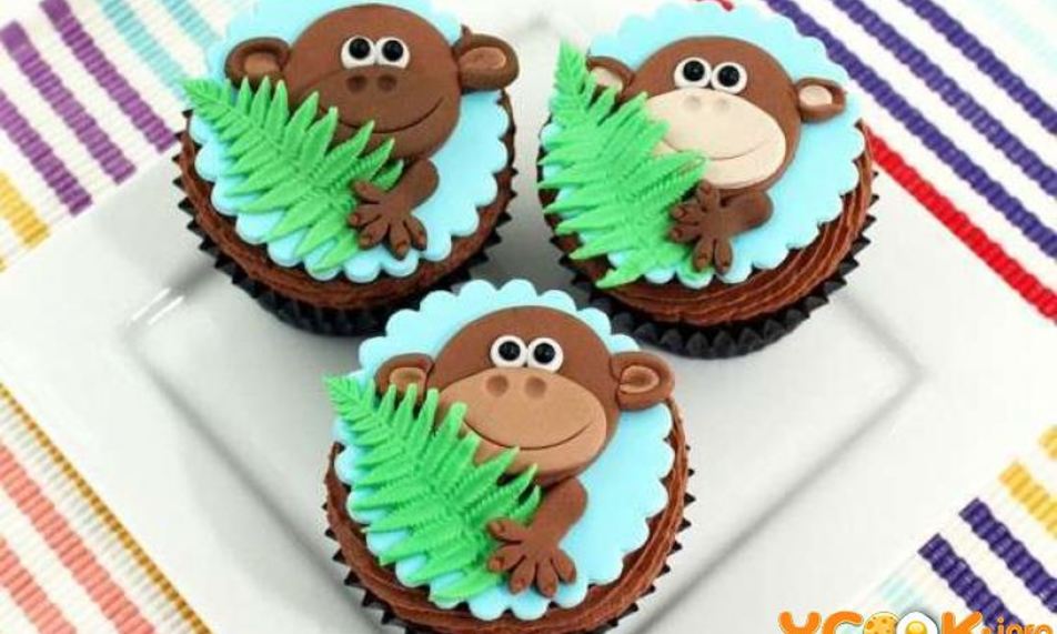 Рецепт новогодние маффины с обезьянами