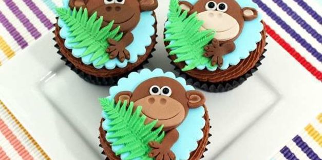 новогодние маффины с обезьянами