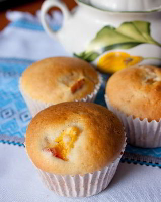 Персиковые маффины