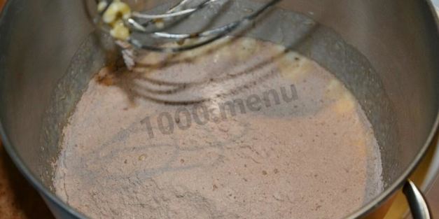 шоколадно-банановые маффины мишка барни