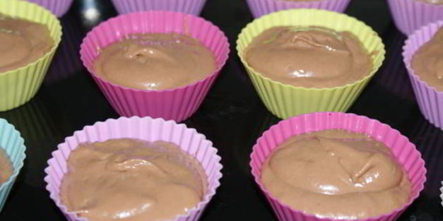 шоколадные маффины на ряженке