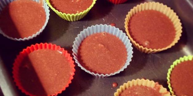 шоколадные маффины с апельсином и грецкими орехами