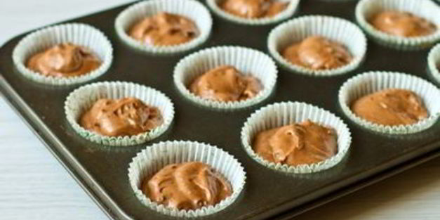 шоколадные маффины с шоколадной крошкой