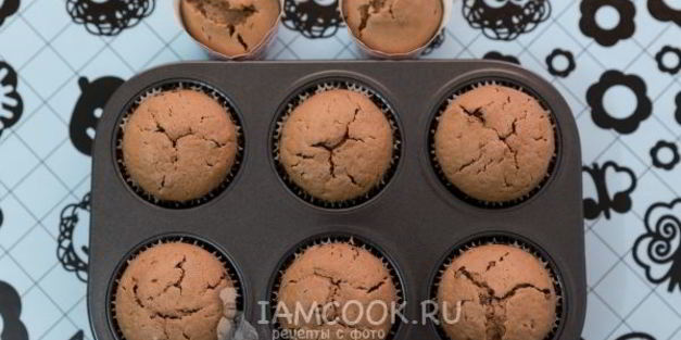шоколадные маффины с шоколадными каплями
