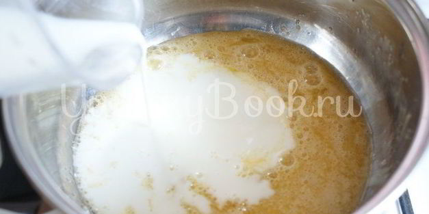 шоколадные маффины с заварным кремом