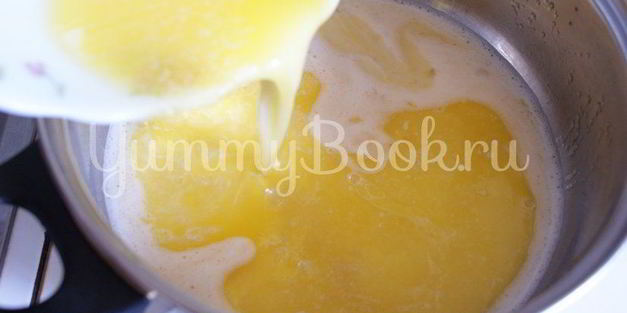 шоколадные маффины с заварным кремом