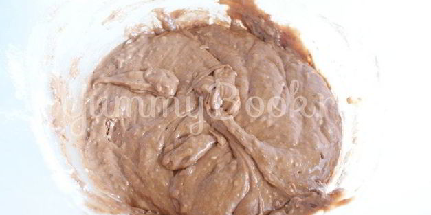 шоколадные маффины с заварным кремом