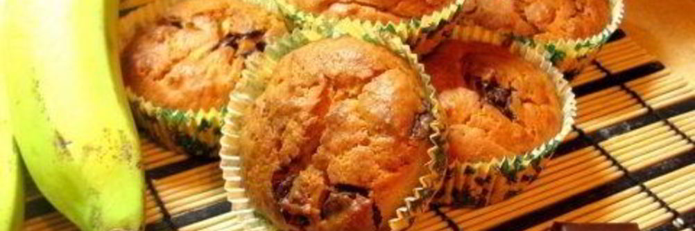 Творожно-банановые маффины