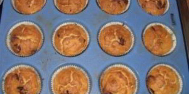 творожно-банановые маффины