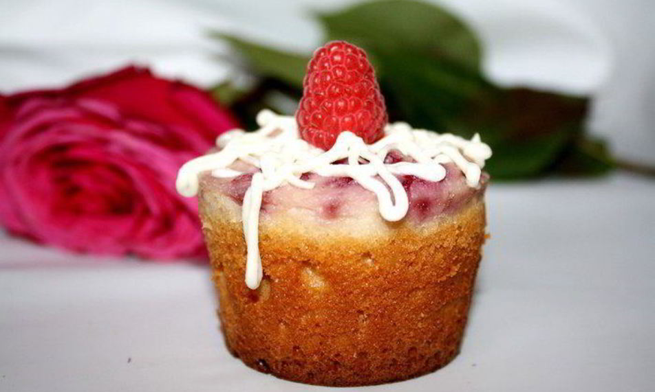 Рецепт творожные маффины с малиной