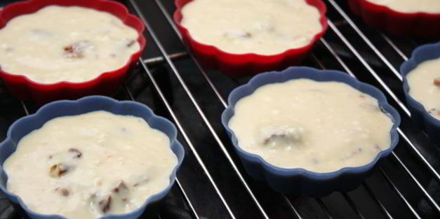 творожные маффины с вялеными помидорами