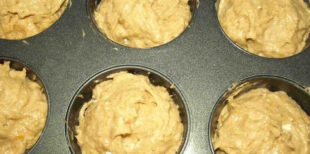 тыквенные маффины с творогом и корицей