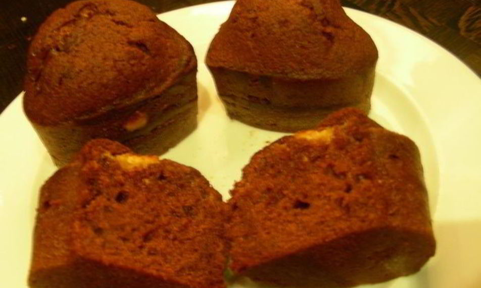 Рецепт воздушные маффины из темного шоколада на пиве