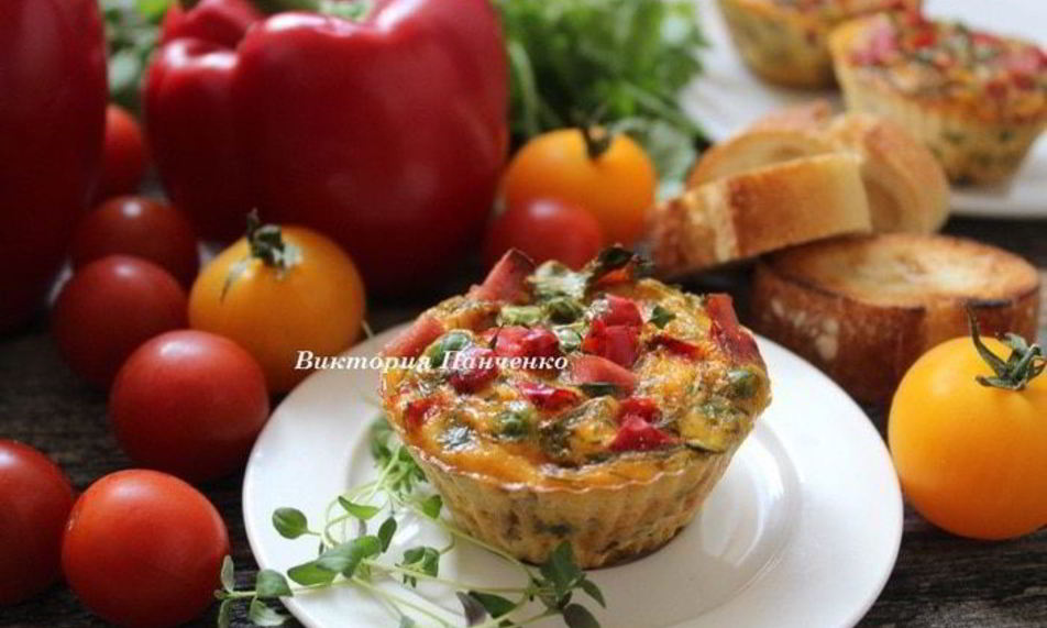 Рецепт закусочные яичные маффины
