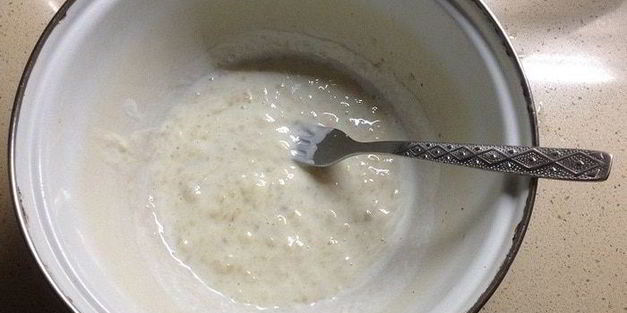 банановые оладьи с изюмом