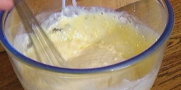 фруктовые оладьи на кефире