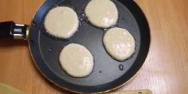 гречневые оладьи с бананом