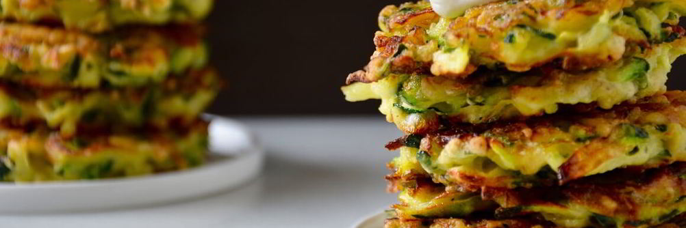 Кабачковые оладьи диетические
