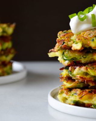 Кабачковые оладьи диетические