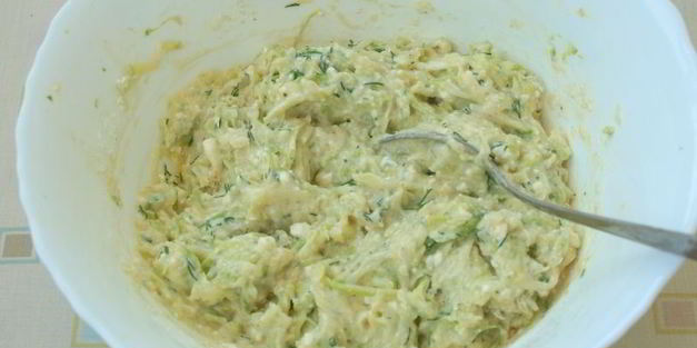 кабачковые оладьи с творогом