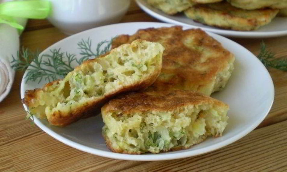 Рецепт капустные оладушки на кефире