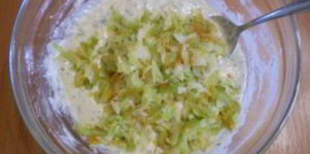 капустные оладушки на кефире