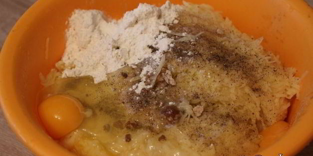 картофельные оладьи с сыром