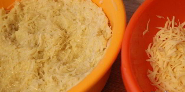 картофельные оладьи с сыром