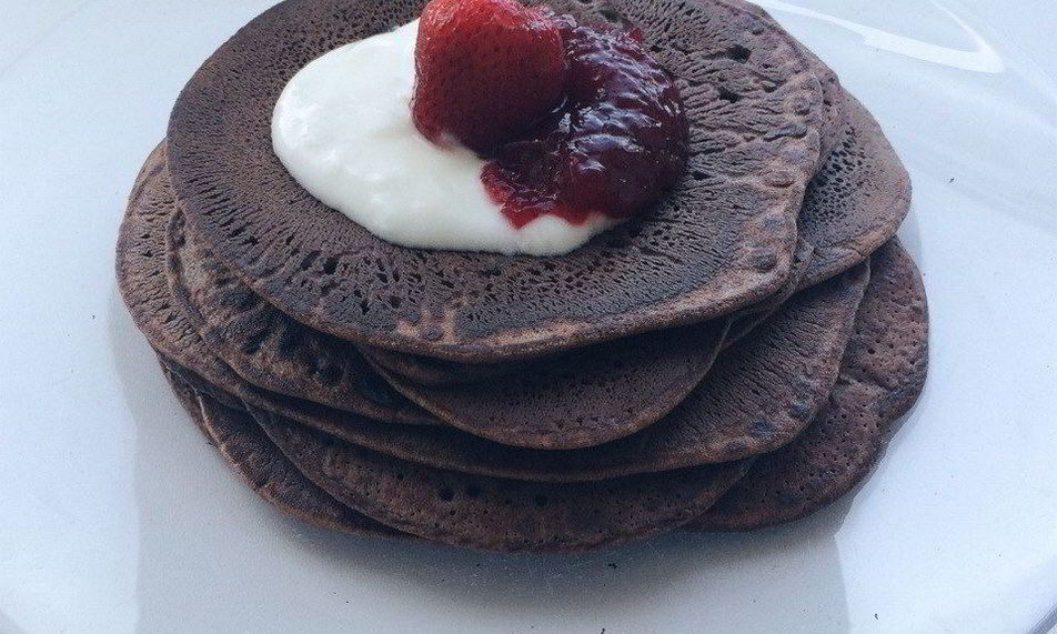 Рецепт кефирные оладушки с черемуховой мукой