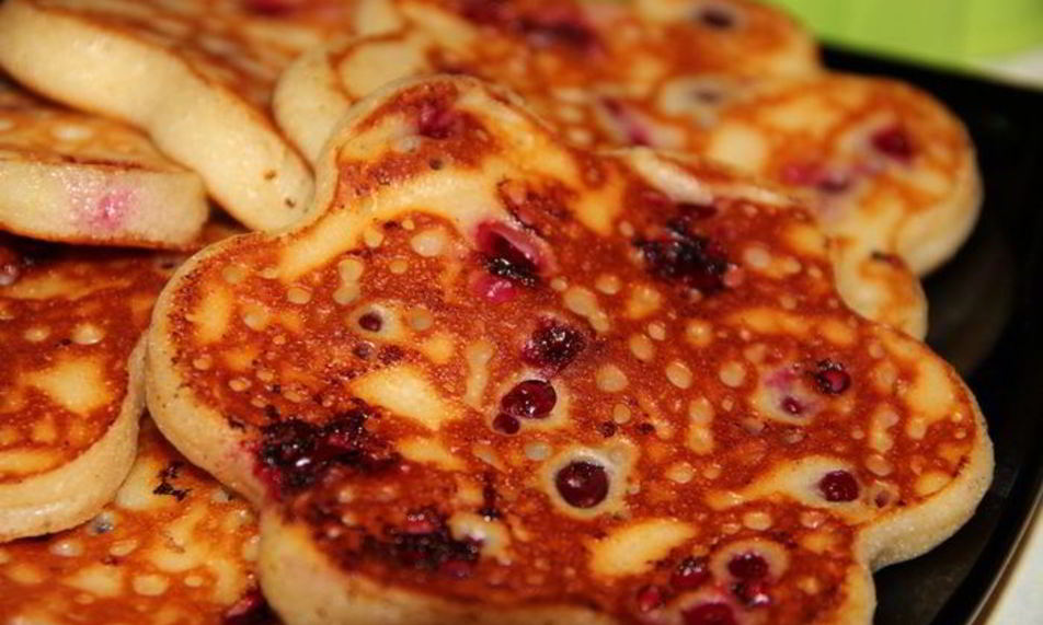 Рецепт клюквенные оладушки