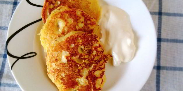 кукурузные оладьи