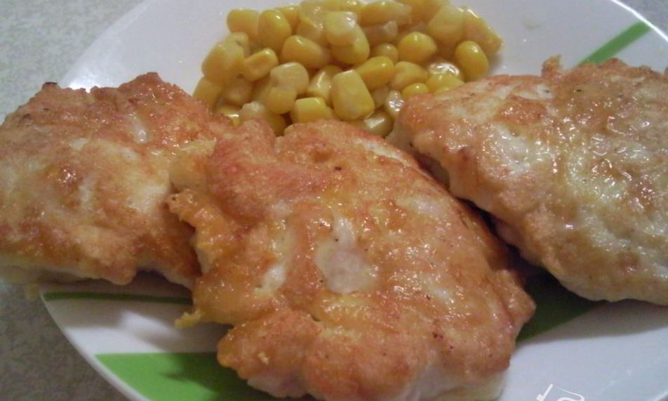 Рецепт куриные оладушки с сыром