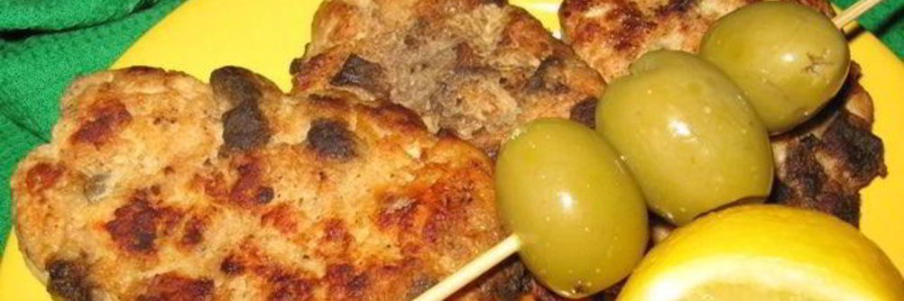 Куриные оладьи с печенью