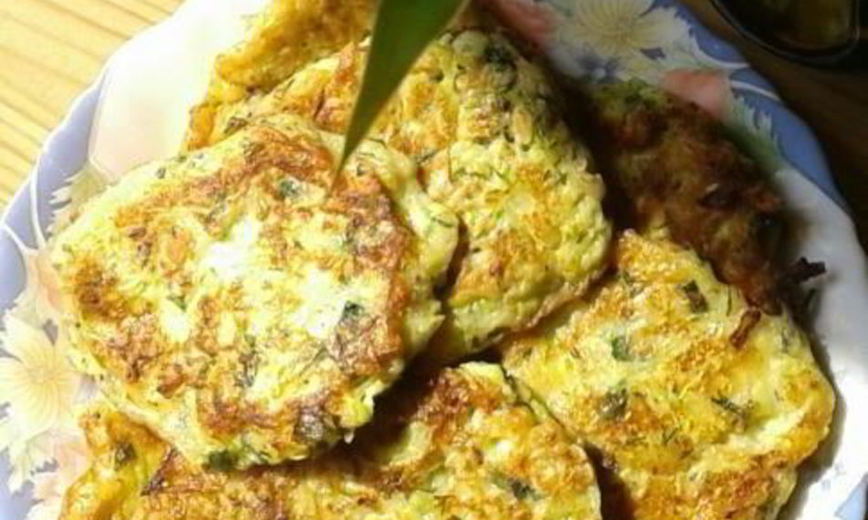 Рецепт легкие кабачковые оладьи