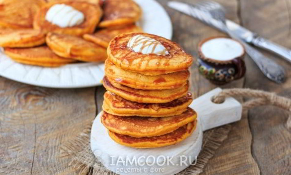 Рецепт морковные оладьи с изюмом