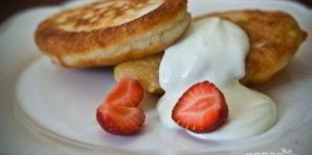 оладушки на кефире без соды