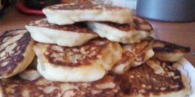 оладушки пышные без яиц на дрожжах