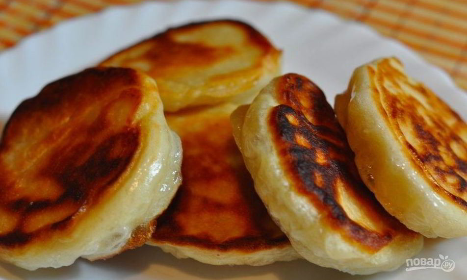 Рецепт оладьи без молока и кефира