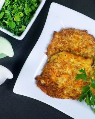 Оладьи диетические из кабачков