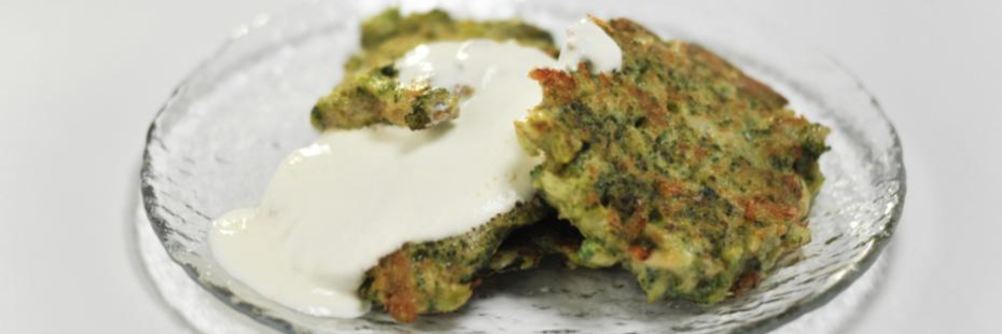 Оладьи из брокколи