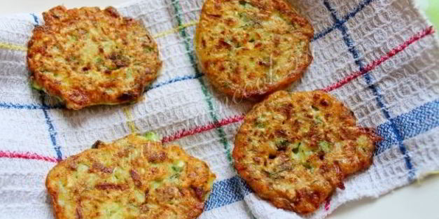 оладьи из кабачка и цветной капусты