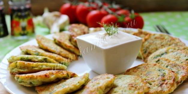 оладьи из кабачка и цветной капусты