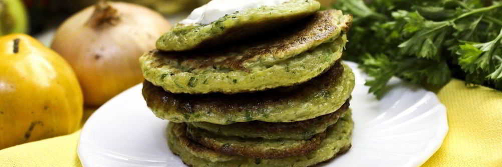 Оладьи из кабачков и картофеля