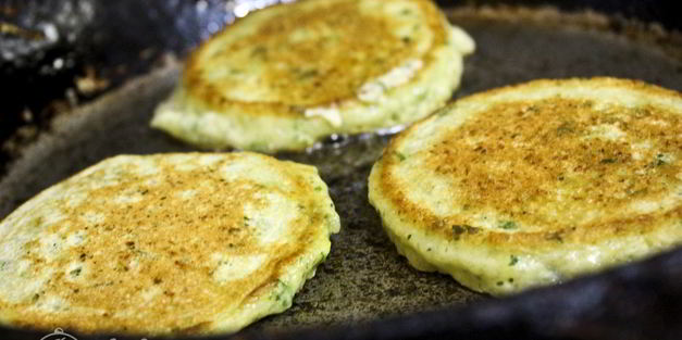 оладьи из кабачков и картофеля