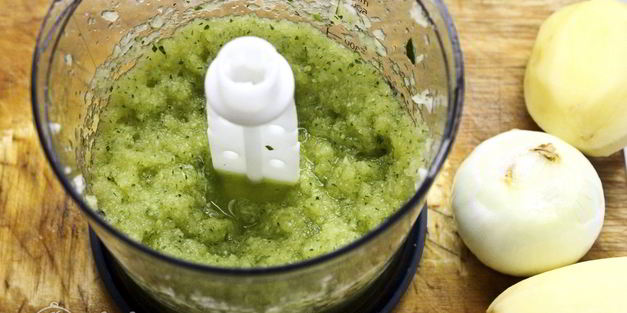 оладьи из кабачков и картофеля