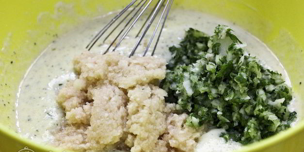 оладьи из кабачков и картофеля