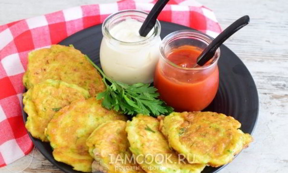 Рецепт оладьи из кабачков на кефире