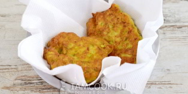 оладьи из кабачков на кефире