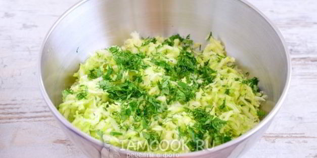 оладьи из кабачков на кефире