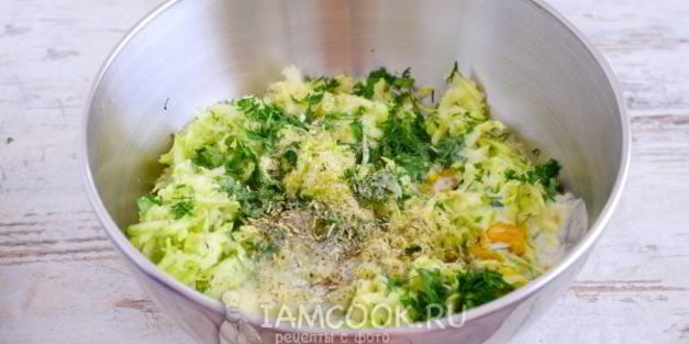 оладьи из кабачков на кефире